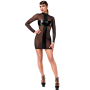Платье Noir Handmade F369 Crossfire Mesh & Wetlook Mini dress S