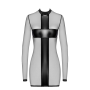 Платье Noir Handmade F369 Crossfire Mesh & Wetlook Mini dress S