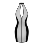 Платье Noir Handmade F370 Luxuria Crystal Sheer Mini Dress L
