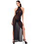 Платье Noir Handmade F372 Onyx Twin-slit Long dress L
