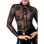 Блуза Noir Handmade F377 Noirelle Lace Button-up Shirt XS