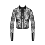 Блуза Noir Handmade F377 Noirelle Lace Button-up Shirt XS