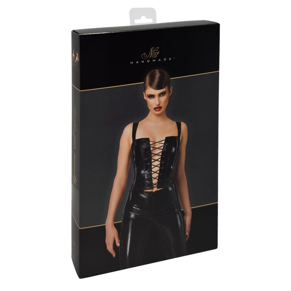 Корсет Noir Handmade F379 Dominae Frontbind PVC Corset Top S