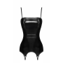 Корсет с подвязками для чулок Noir Handmade F381 Dominae Venom PVC corset-belt XL