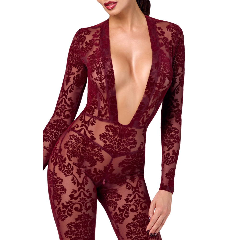Бодистокинг Noir Handmade F382 Kink Royal Catsuit L