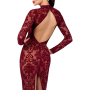 Платье Noir Handmade F383 Kink Royal gown/long dress XL