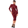 Платье Noir Handmade F384 Kink Royal midi dress S