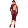 Платье Noir Handmade F384 Kink Royal midi dress S