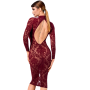 Платье Noir Handmade F384 Kink Royal midi dress M