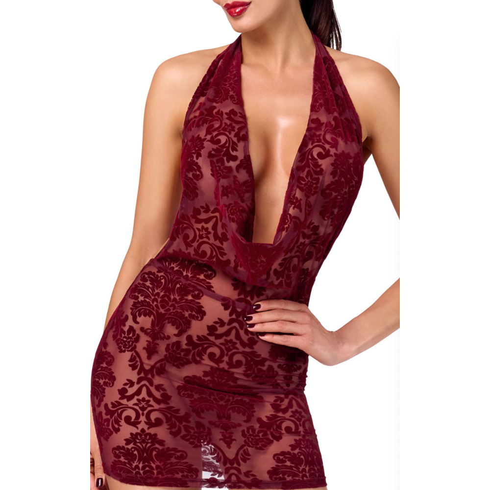 Платье Noir Handmade F385 Kink Royal cascade mini dress L