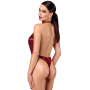 Боди Noir Handmade F386 Kink Royal cascade bodysuit S