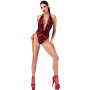 Боди Noir Handmade F386 Kink Royal cascade bodysuit S