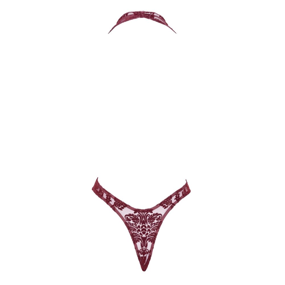 Боди Noir Handmade F386 Kink Royal cascade bodysuit S