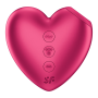 Вакуумный стимулятор-сердечко с вибрацией Satisfyer Cutie Heart Battery Series