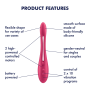 Универсальный гибкий вибратор для пар Satisfyer Elastic Game Battery Series