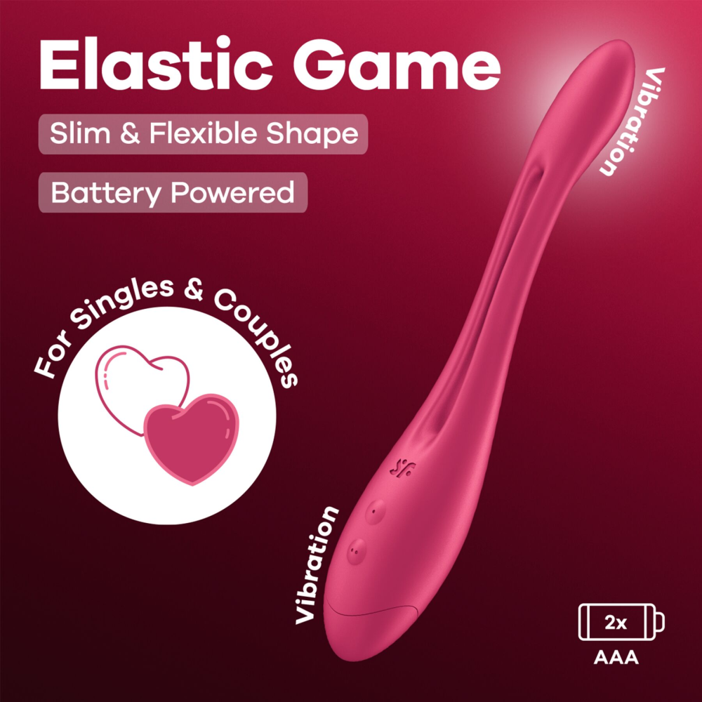 Универсальный гибкий вибратор для пар Satisfyer Elastic Game Battery Series