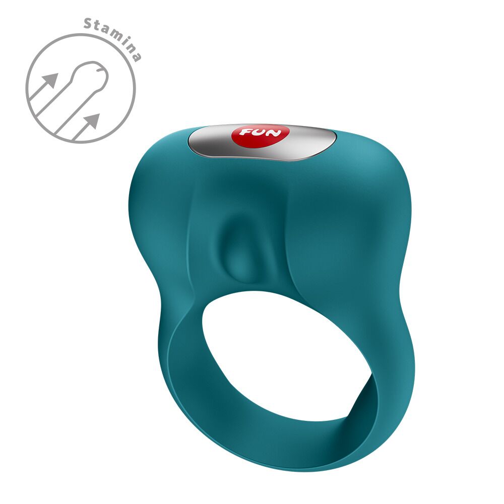 Эрекционное виброкольцо Fun Factory Steady Bottle Green