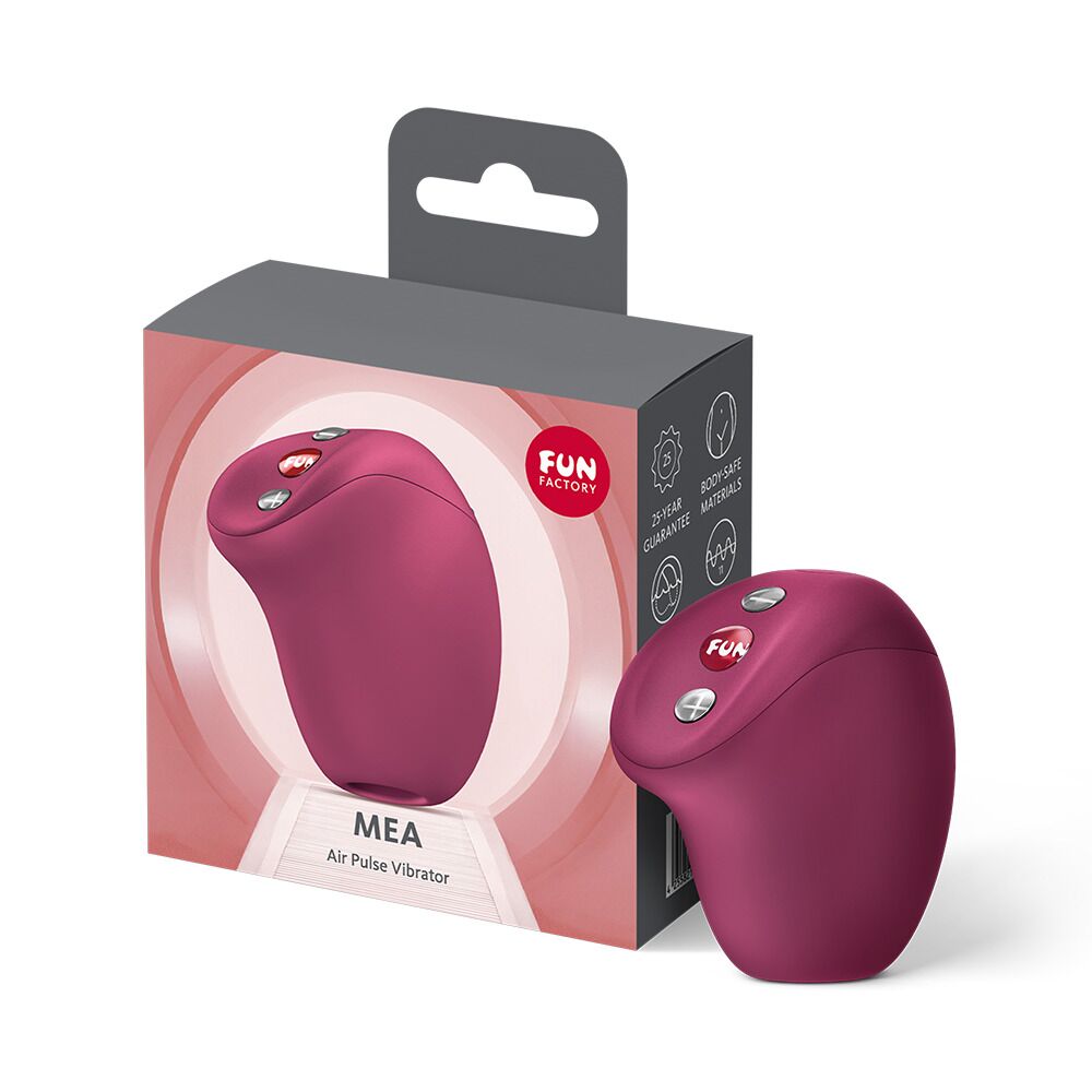 Вакуумный стимулятор Fun Factory MEA Wine Red, уникальные режимы, функция посторгазм