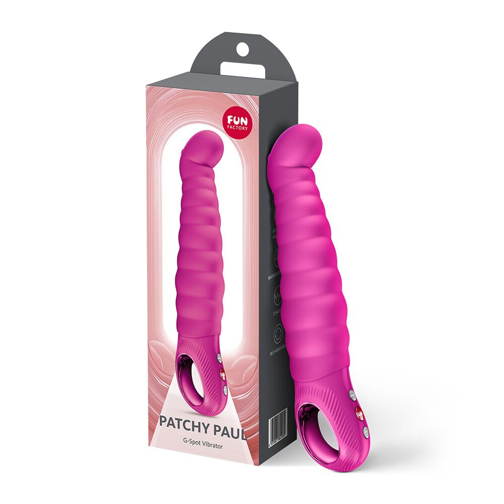 Вибратор точки G Fun Factory PATCHY PAUL Magenta, гибкий, 12 режимов
