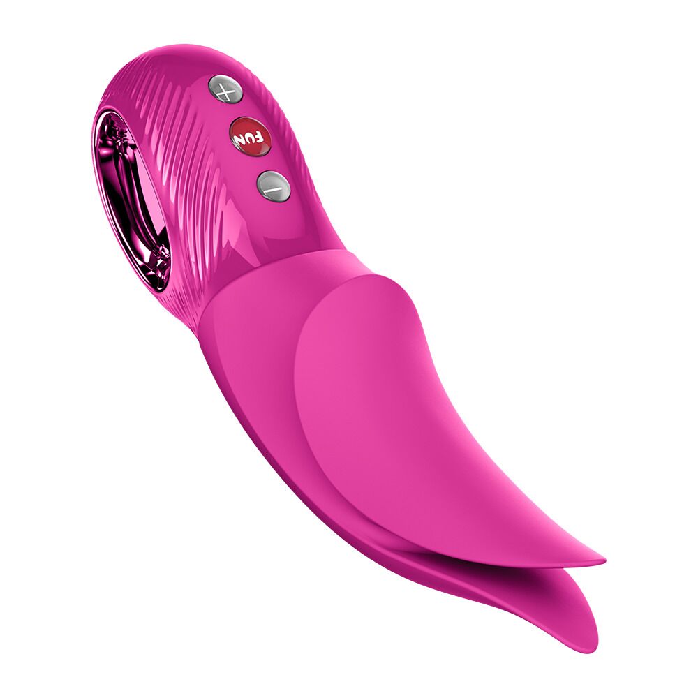 Вибратор для клитора Fun Factory VOLTA Magenta, гибкий двойной кончик