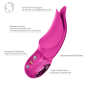 Вибратор для клитора Fun Factory VOLTA Magenta, гибкий двойной кончик