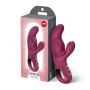 Вибратор-кролик Fun Factory MISS BI Wine Red, 2 независимых мотора, диаметр 4,2 см