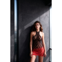 Бодистокинг Passion BS117 black/red