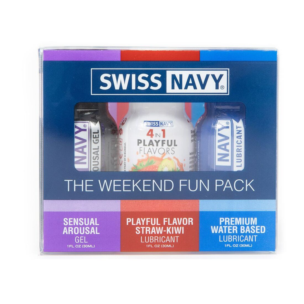 Распродажа!!! Набор Swiss Navy Weekend Fun Pack 3 х 30 мл (срок 05.03.2027)