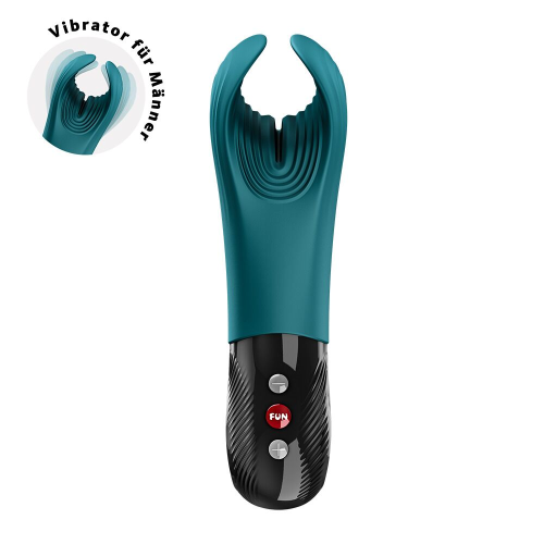Вибратор для пениса Fun Factory MANTA Bottle Green, подходит для парных игр