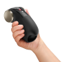 Мастурбатор для головки пениса Fun Factory COBRA LIBRE II Black, 2 мотора, игра без рук