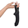 Вибратор для точки G Fun Factory TIGER Black, ребристый, подходит для анальной стимуляции