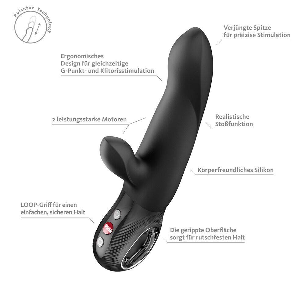 Пульсатор Fun Factory Bi Stronic Arc Black