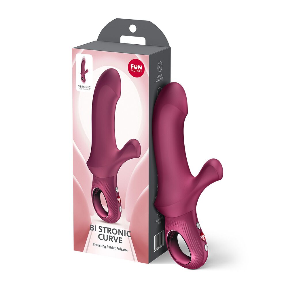 Пульсатор Fun Factory Bi Stronic Curve Wine Red