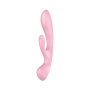 Двусторонний вибратор-кролик Satisfyer Triple Oh Pink (мятая упаковка!!!)