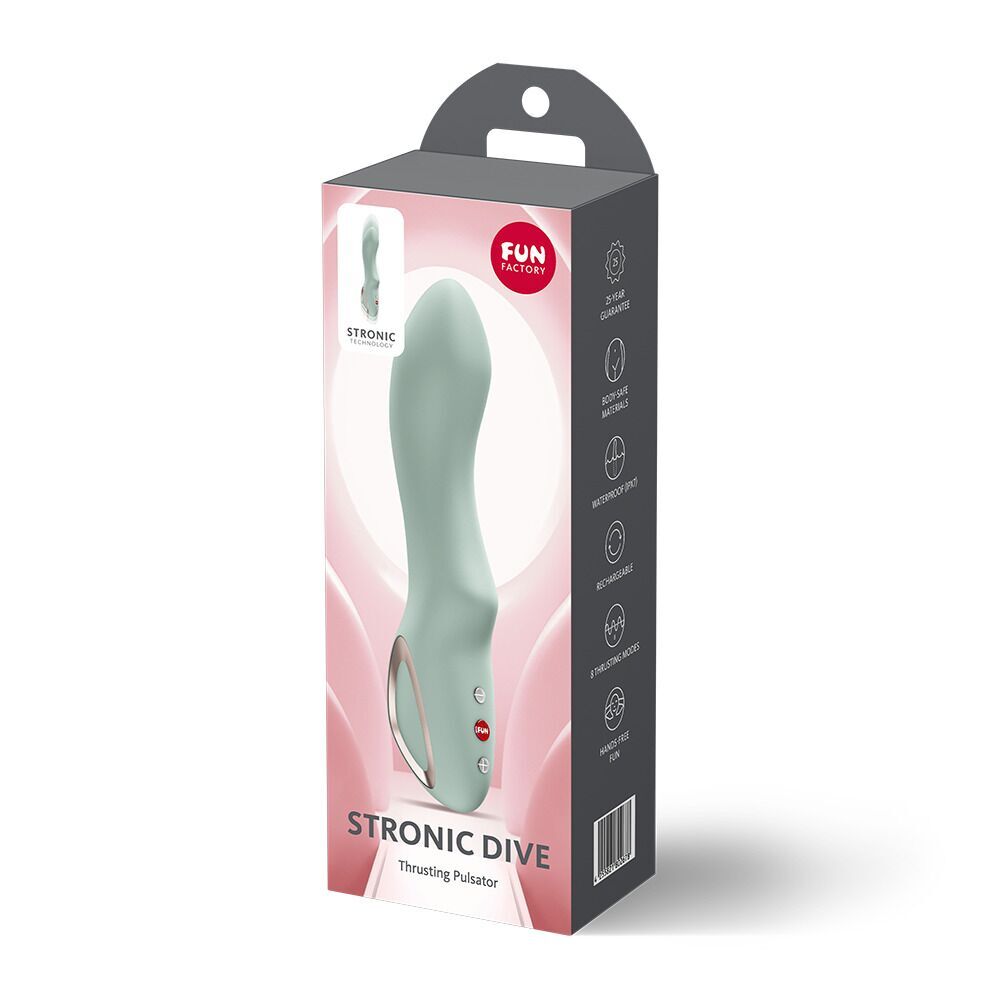Пульсатор Fun Factory Stronic Dive Light Green (мятая упаковка!!!)