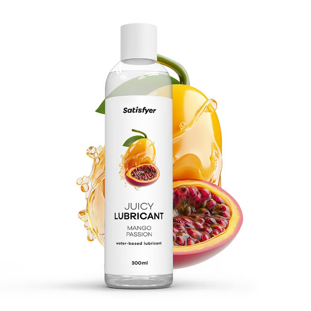 Лубрикант на водной основе Satisfyer Juicy Lubricant Mango & Passion 300 мл (мятая упаковка!!!)