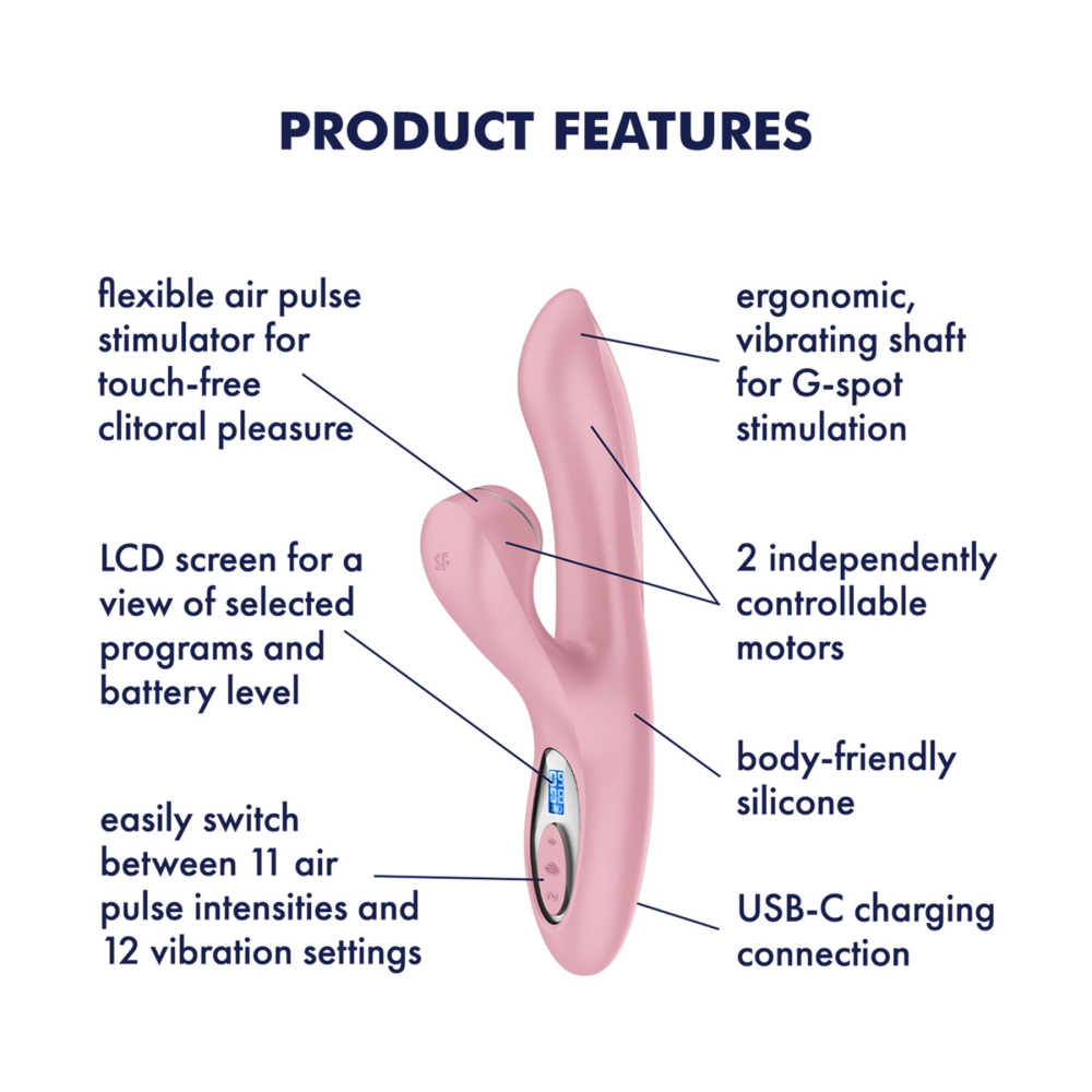 Вакуумный вибратор-кролик Satisfyer Pro+ G-Spot Generation 2 Pink