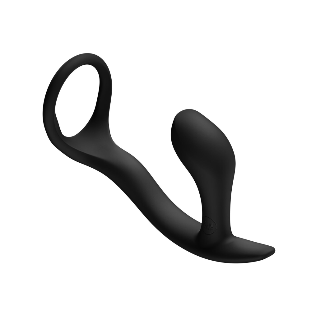 Анальная пробка с эрекционным кольцом Fun Factory Bootie Ring Black (мятая упаковка!!!)