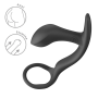 Анальная пробка с эрекционным кольцом Fun Factory Bootie Ring Black (мятая упаковка!!!)