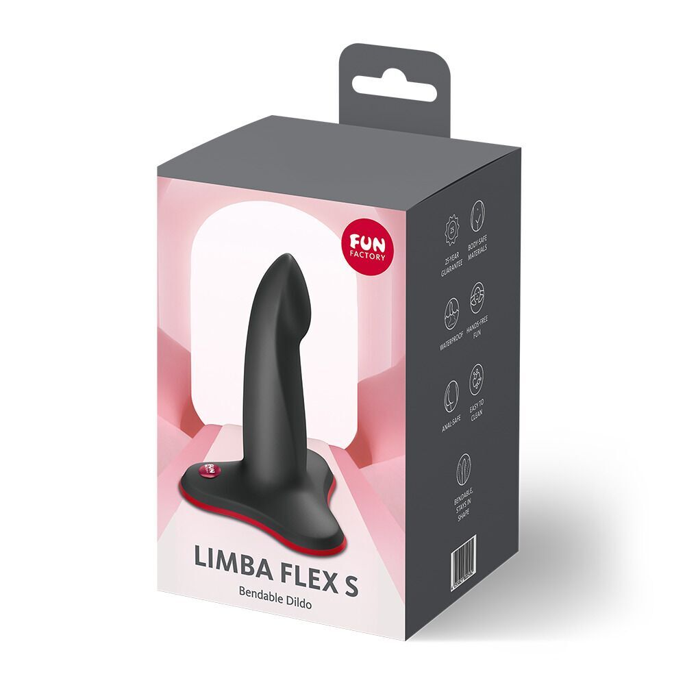 Фаллоимитатор Fun Factory LIMBA FLEX S Black (мятая упаковка!!!)