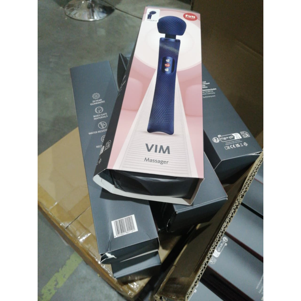 Вибромассажер Fun Factory VIM Vibrating Wand Nightblue (мятая упаковка!!!)