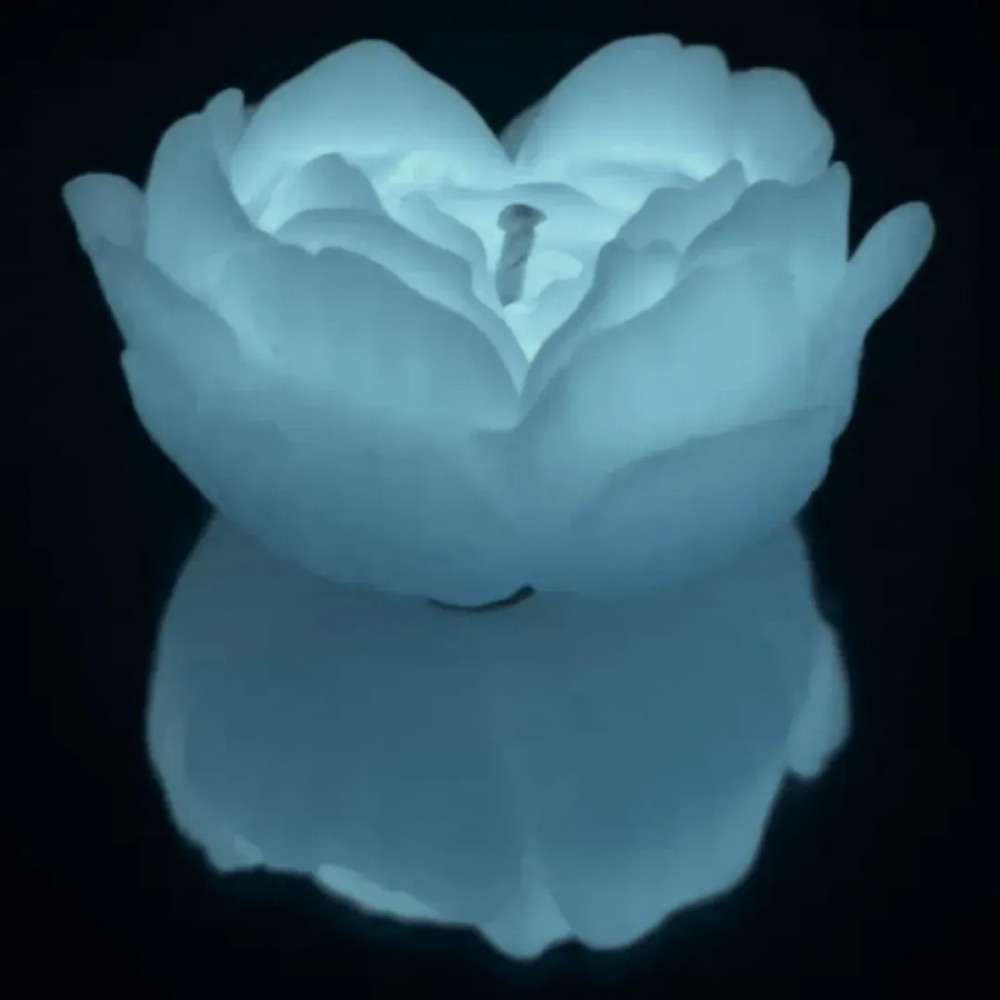 Свеча люминесцентная GlowKink низкотемпературная, L, белая, 62 г