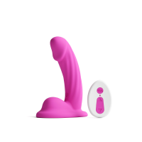 Дилдо с вибрацией NS Novelties Colours - Curve - Vibrating - 5" Dildo - Pink