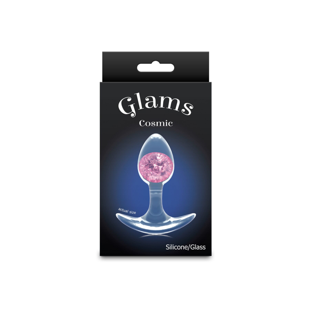 Анальная пробка NS Novelties Cosmic Glams - Small - Pink