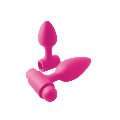 Анальная пробка с вибрацией NS Novelties INYA - Vibe-O-Spades -Pink