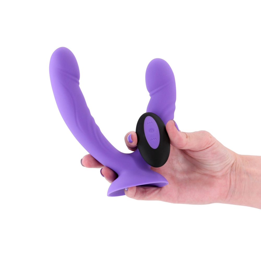 Двойной дилдо с вибрацией NS Novelties INYA - Duet - Purple