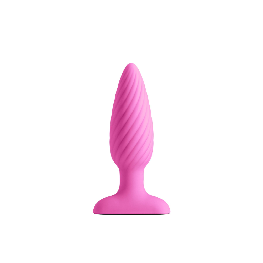 Анальная пробка с вибрацией NS Novelties INYA - Swirl - Pink