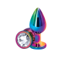 Анальная пробка NS Novelties Rear Assets - Multicolor - Medium - Clear