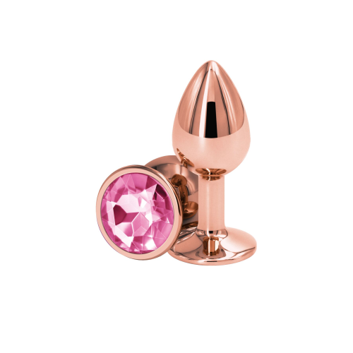 Анальная пробка NS Novelties Rear Assets - Rose Gold - Small - Pink