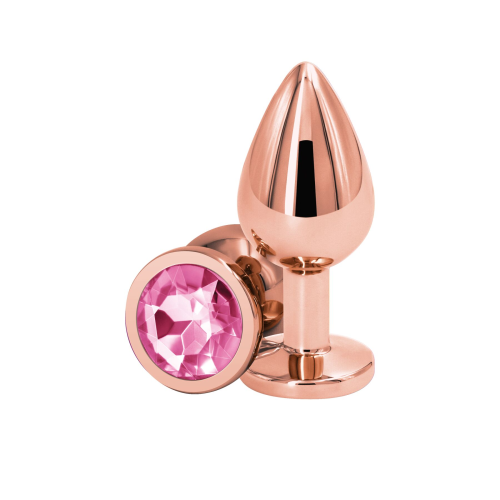 Анальная пробка NS Novelties Rear Assets - Rose Gold - Medium - Pink